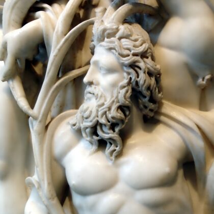"Horned River-God on a Roman Sarcophagus..." by takomabibelot (licensed under CC BY 2.0)