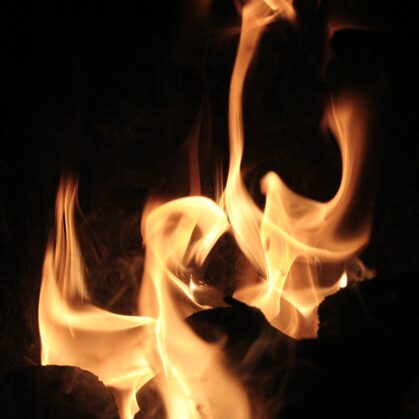 "Flaming Dance I" by Elbereth Elflein (licensed under CC BY 2.0)