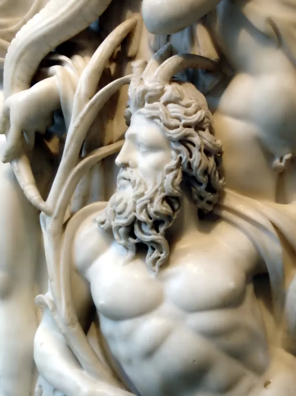 "Horned River-God on a Roman Sarcophagus..." by takomabibelot (licensed under CC BY 2.0)